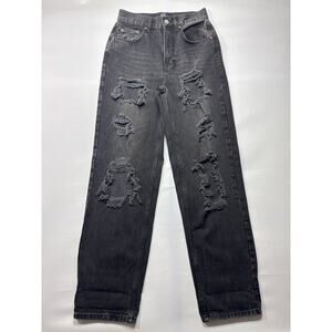 BDG Urban Outfitters Women's Hi-Rise Baggy Black Denim Jeans - 27 (27x31)